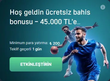 7Slots Hoş Geldin Ücretsiz Bahis Bonusu – 45.000 TL'ye Kadar!