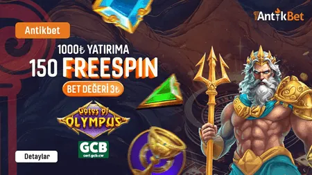 Antikbet 1000 TL Yatırıma 150 Freespin