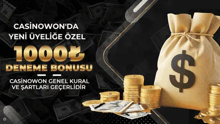 Casinowon Yeni Üyeliğe Özel Yatırım Şartsız 1000 Freebet / 250 Freespin!